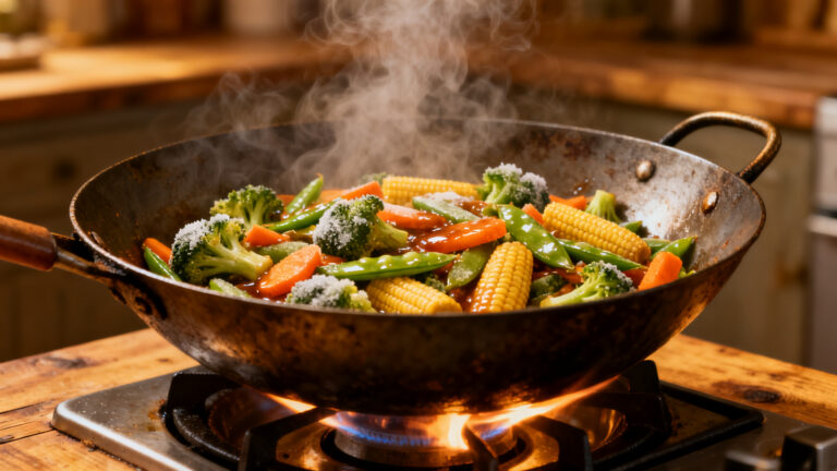 Wok et surgelés : cuisiner savoureux sans perdre de temps