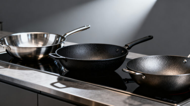 Wok inox, fonte ou carbone : lequel choisir pour cuisiner ?
