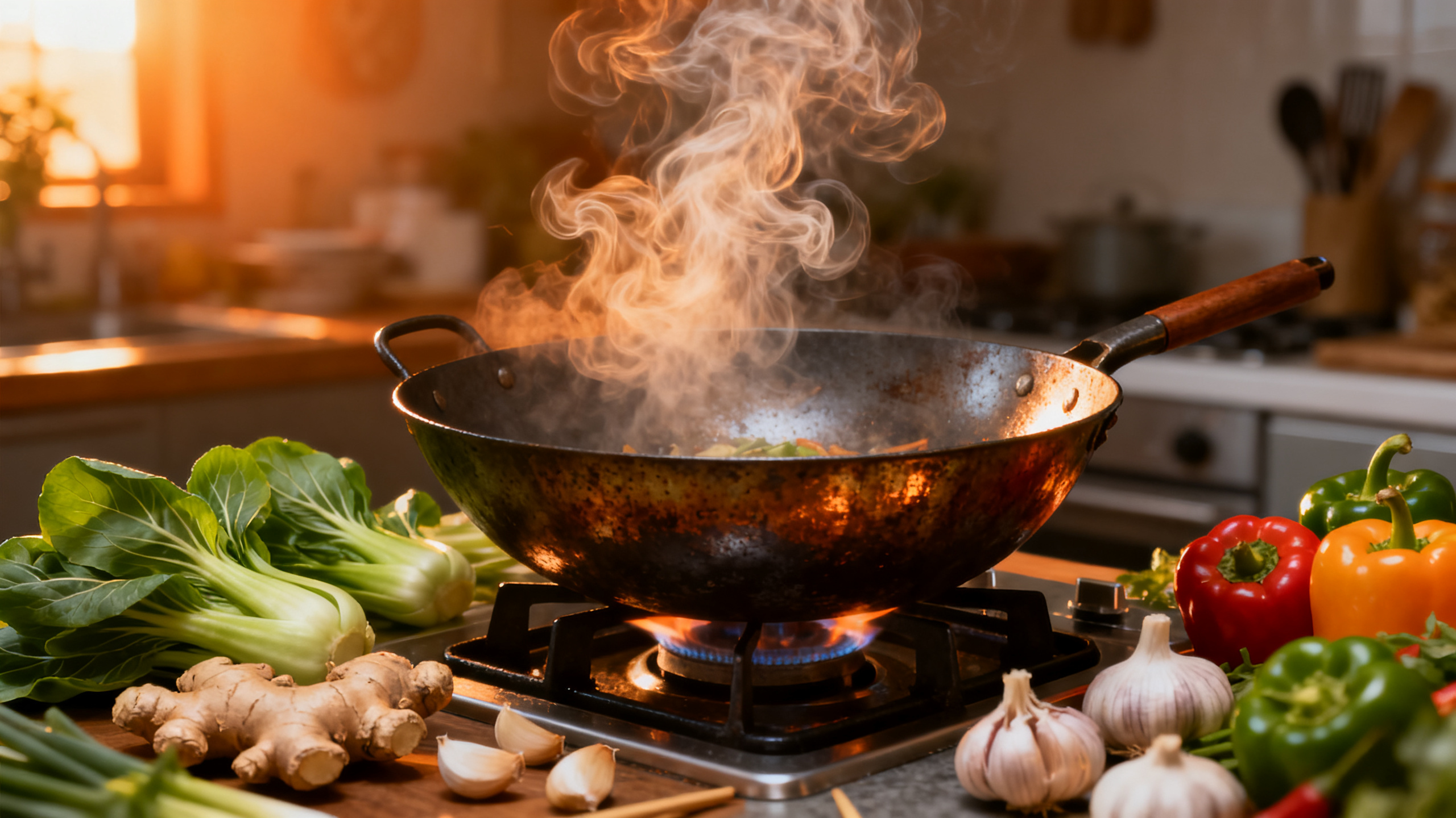 Illustration cuisine au wok FacebookWokSun