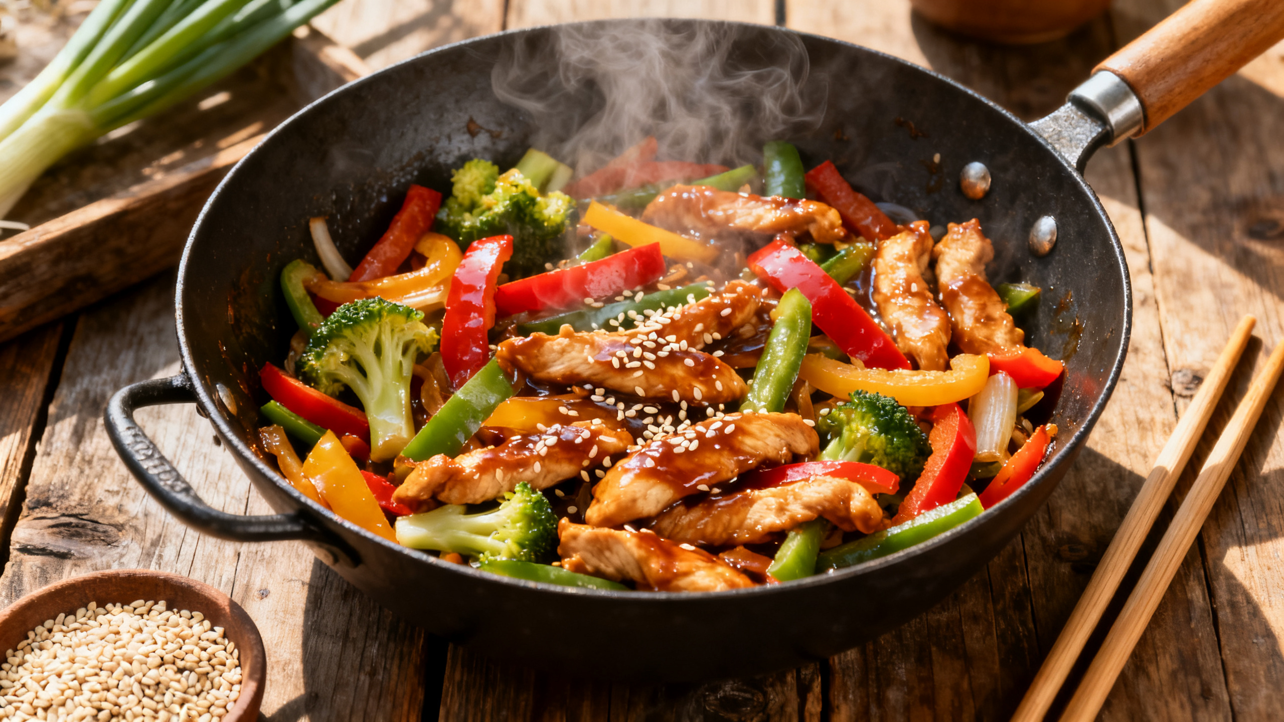 Illustration cuisine au wok FacebookWokSun