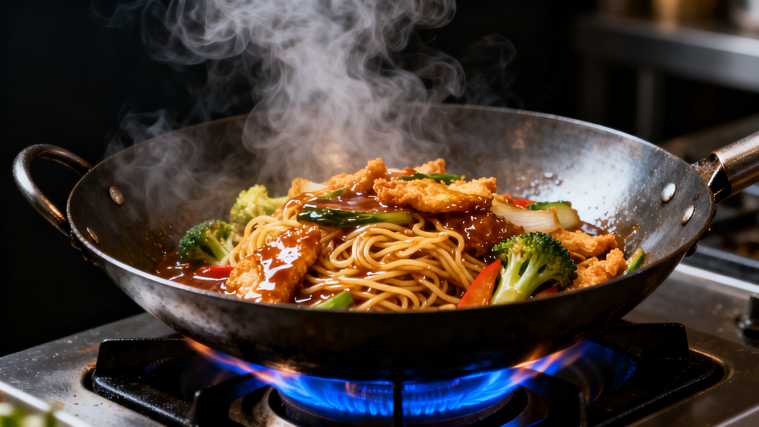 Illustration cuisine au wok FacebookWokSun